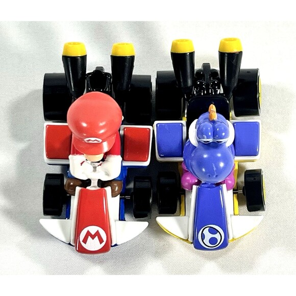 Mattel 2018 Nintendo Mario Kart Die-cast Toys Lot Of 2 Super Mario & Yoshi - Picture 7 of 8